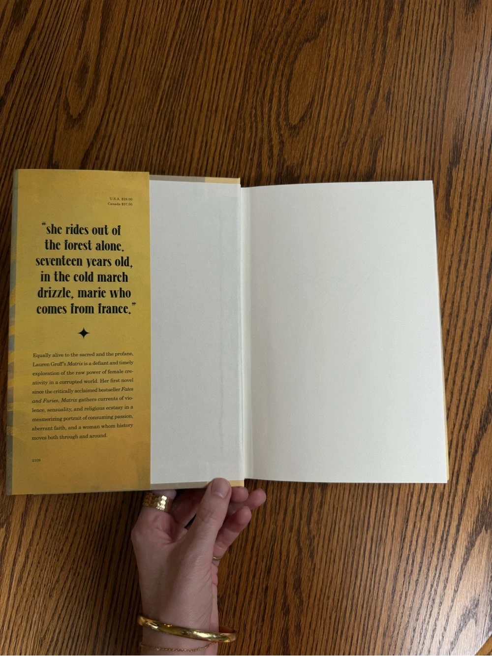 SIGNED COPY Matrix by Lauren Groff (2021 Hardcover) 1st Printing w/ Dust Jacket